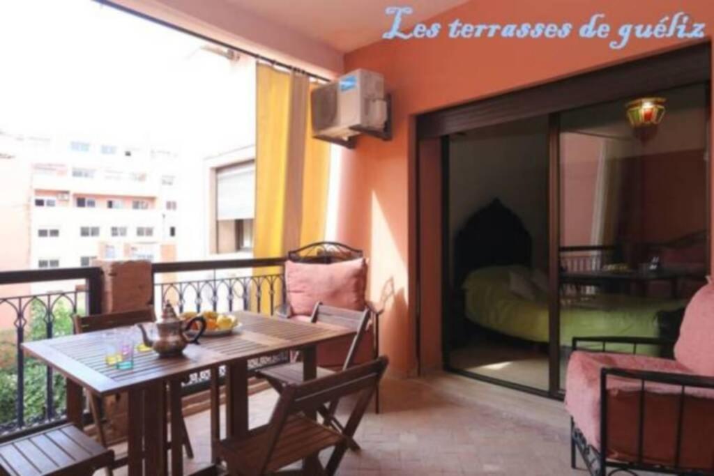 Les Terrasses De Gueliz Leilighet Marrakesh Eksteriør bilde